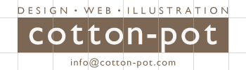 desigin, web, illustration  cotton-pot  info@cotton-pot.com